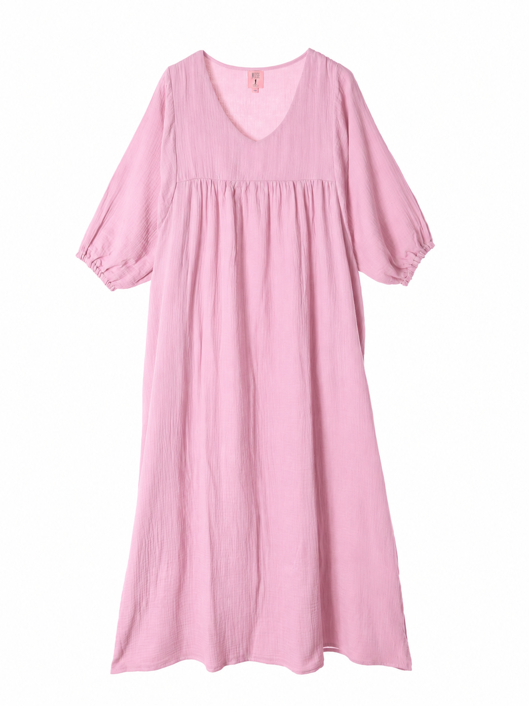 Eliza Dress - Rose smoke pink