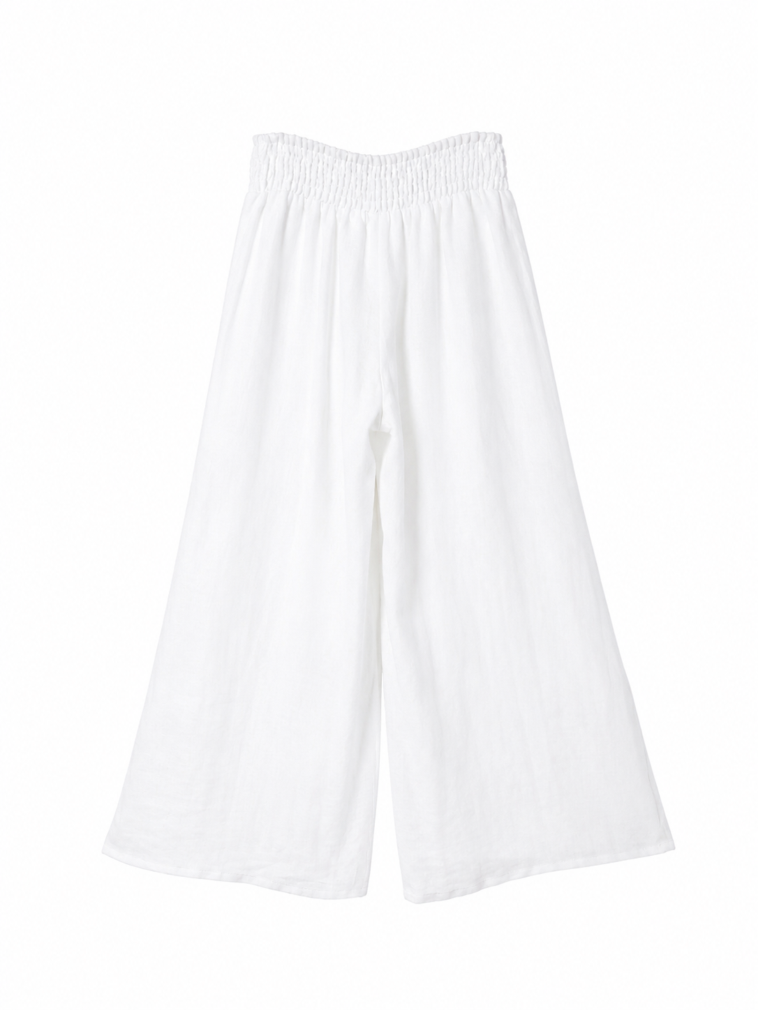 Alma Linen Pants / White