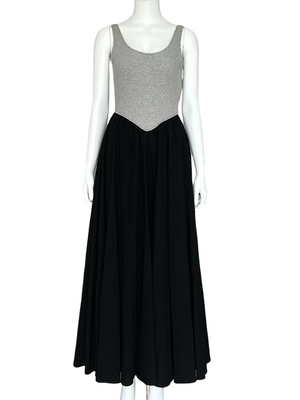 Swan Dress Grey/Black