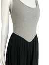 Swan Dress Grey/Black