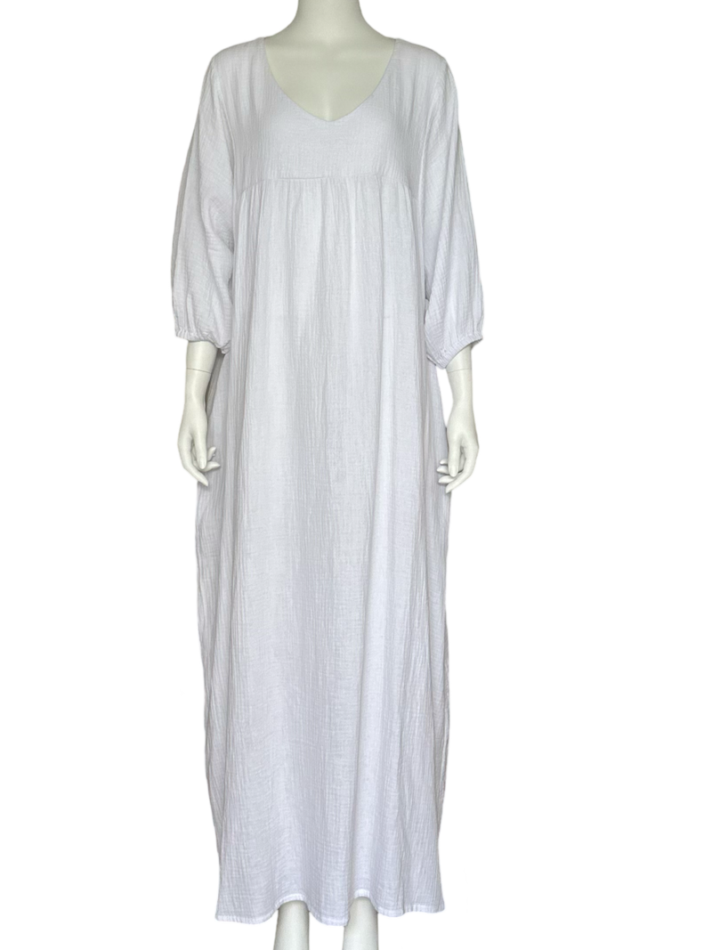 Eliza Dress White