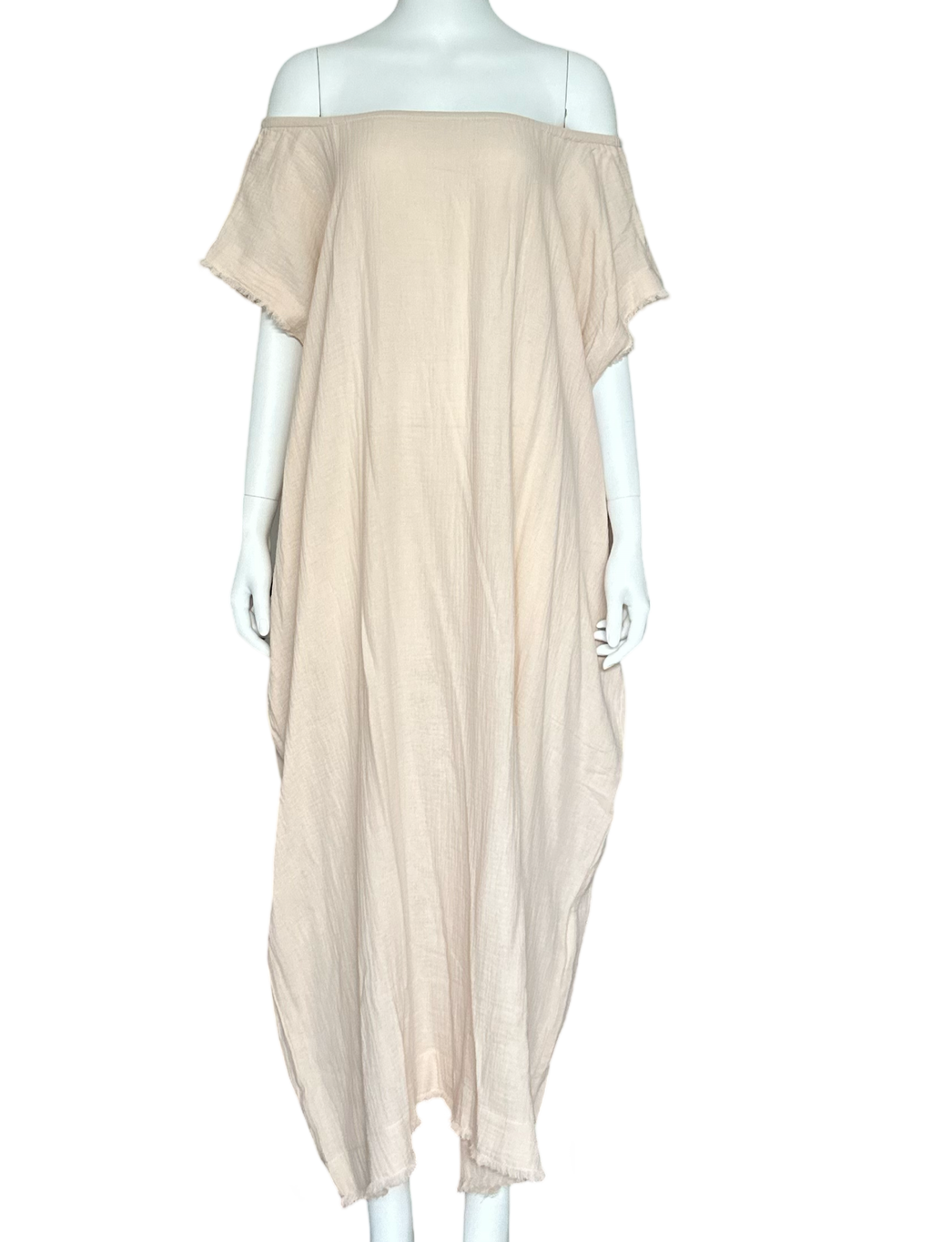 Fringe Kaftan / Ivory