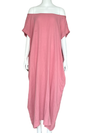 Fringe Kaftan / Blush Pink