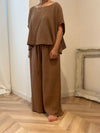 Tyra Wide Pants - Cacao