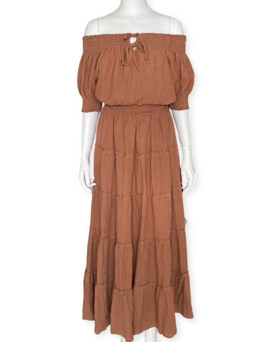 Katrina Dress - Terracotta