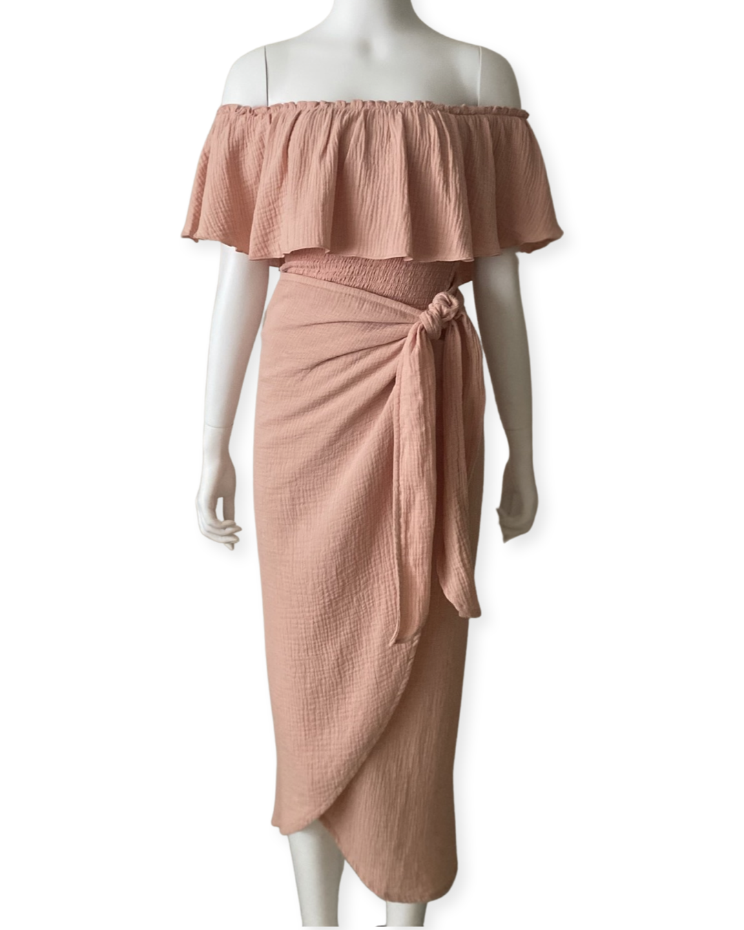 Tyra Tulip Skirt - Dusty Pink