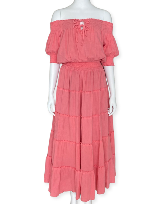 Katrina Dress - Flamingo