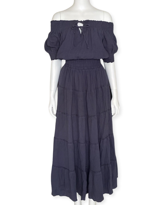 Katrina Dress - Navy