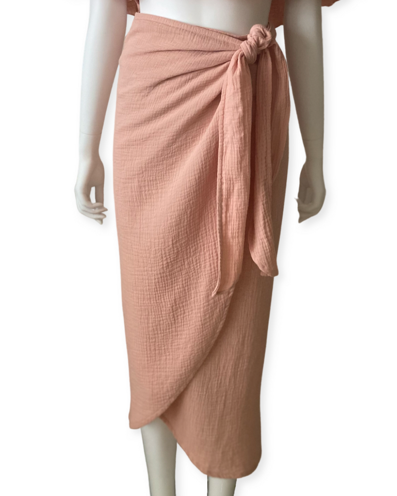 Tyra Tulip Skirt - Dusty Pink