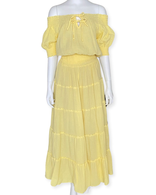 Katrina Dress - Lemon