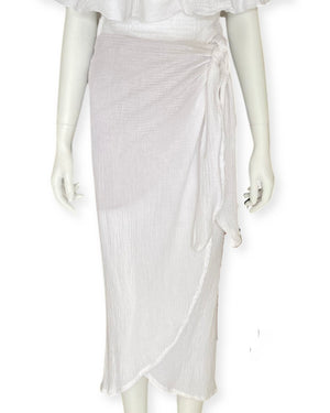 Tyra Tulip Skirt - White