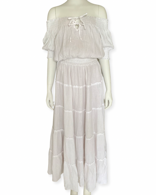 Katrina Dress - White